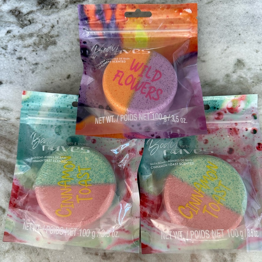 3 large Bath Bomb Set